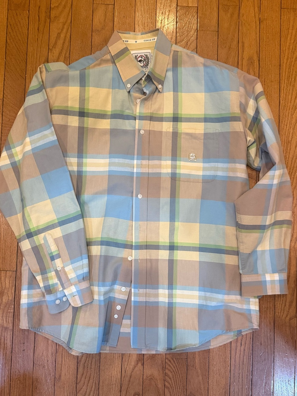 Cinch 100% cotton thick button down